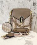 Chain-Detail Mini Crossbody Bag