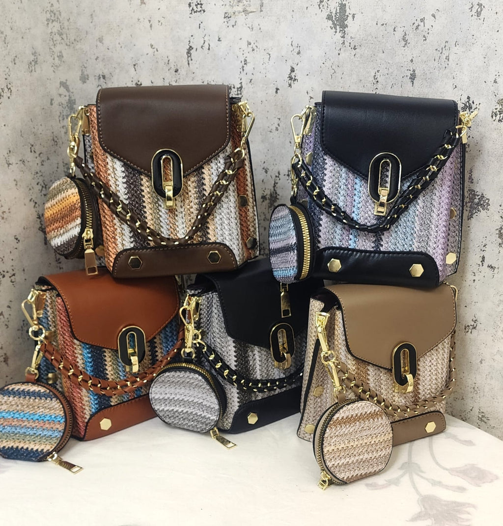 Chain-Detail Mini Crossbody Bag