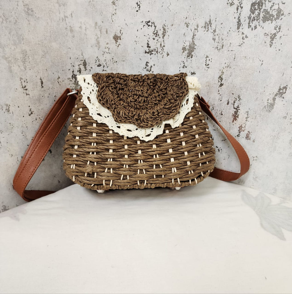 Handcrafted Crochet Crossbody Bag
