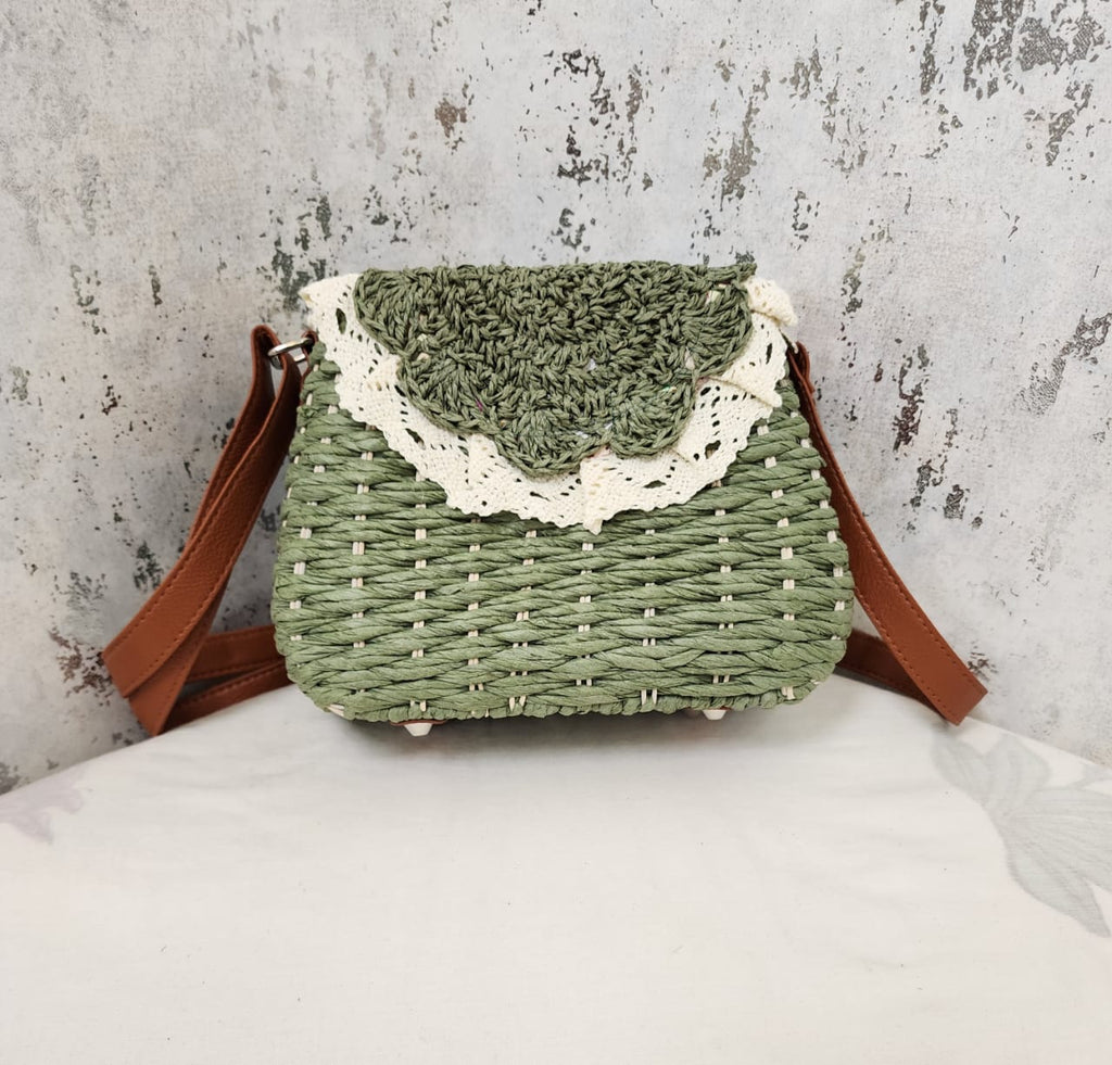 Handcrafted Crochet Crossbody Bag