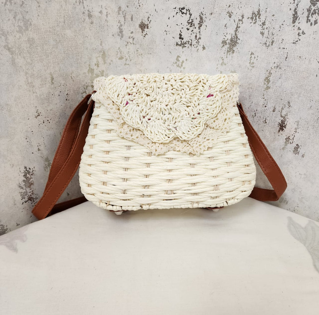 Handcrafted Crochet Crossbody Bag