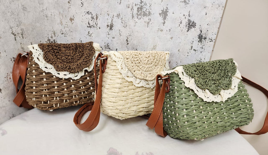 Handcrafted Crochet Crossbody Bag