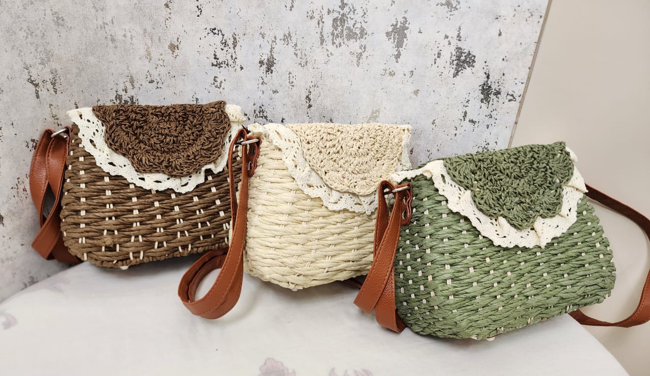 Handcrafted Crochet Crossbody Bag