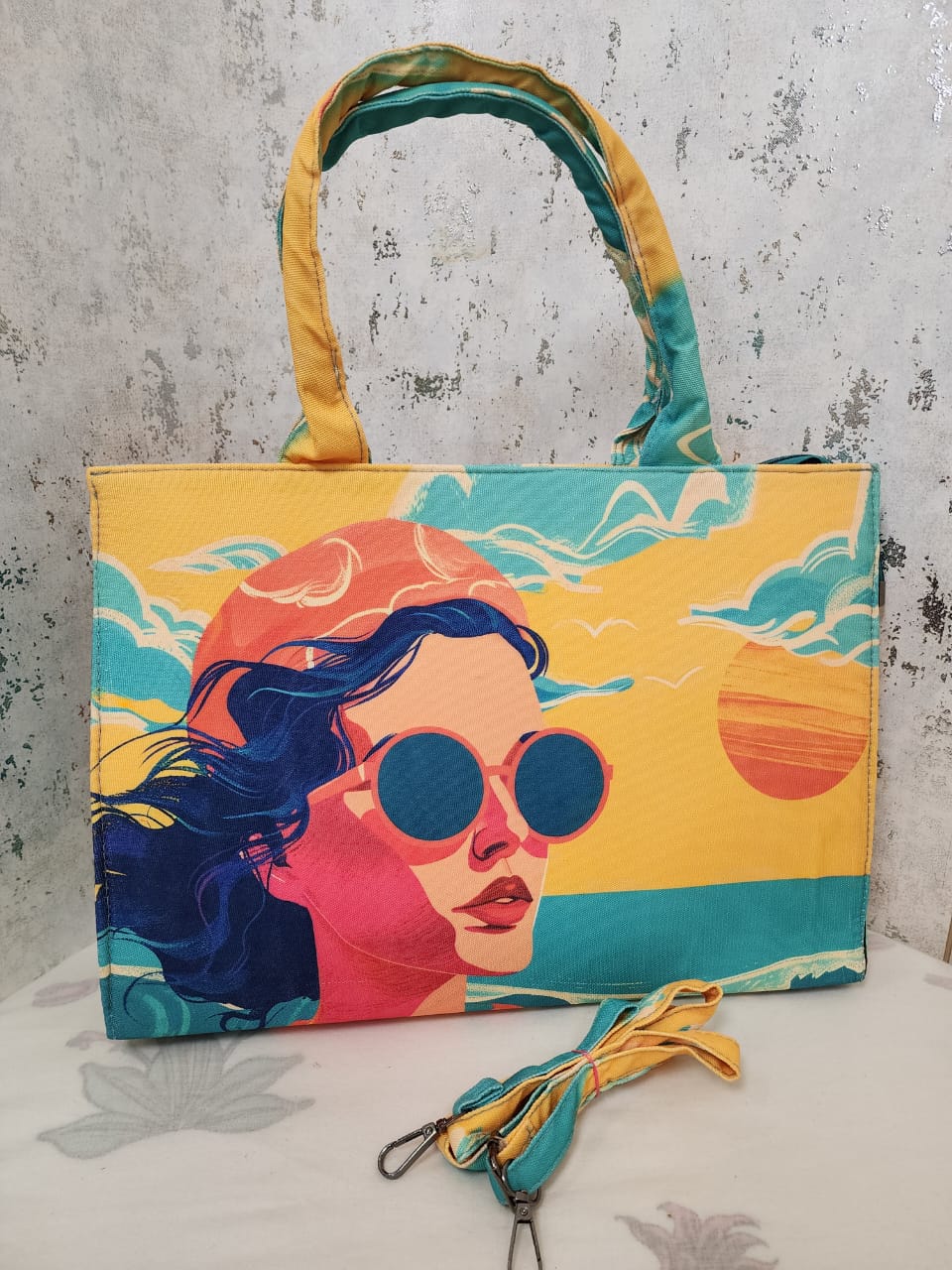 Print Canvas Tote Bag