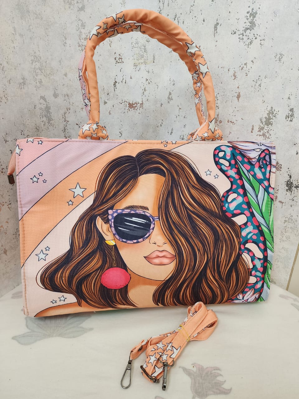 Print Canvas Tote Bag