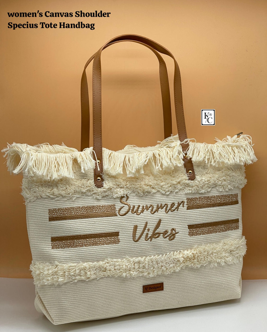 Fringed Summer Tote Bag