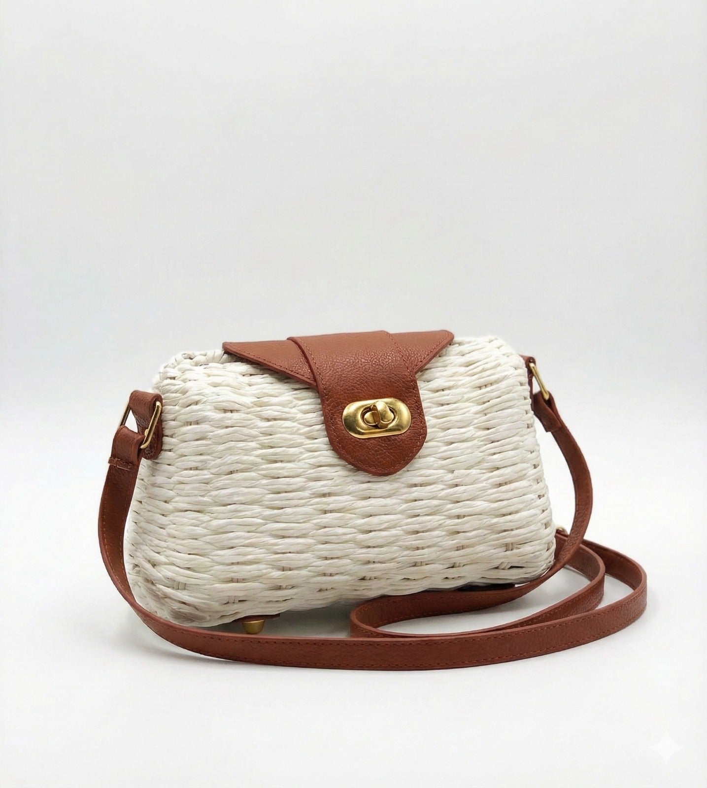 Woven Box Crossbody Bag
